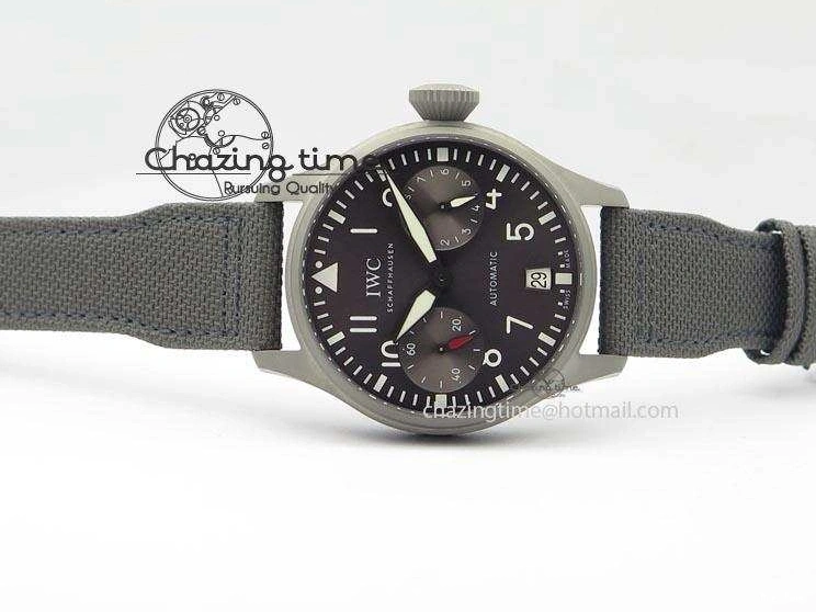 MIROTIME 0117 SunProtective Big Pilot Real PR IW500910 “Patrouille Suisse” ZF 1:1 Best Edition On Gray Nylon Strap 7278